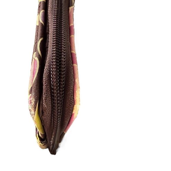 VERA BRADLEY RETIRED Purple Punch Turn Lock Wallet Clutch Zip Around - Picture 7 of 9